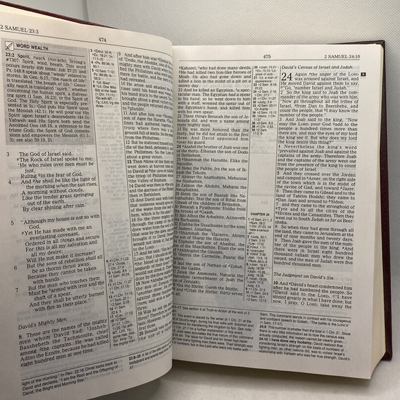 Spirit Filled Life Bible- New King James Version Nelson 1252 Burgundy - Picture 11 of 16